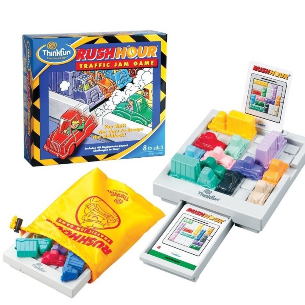 Rush Hour Traffic Jam Game Thinkfun Ages 8+